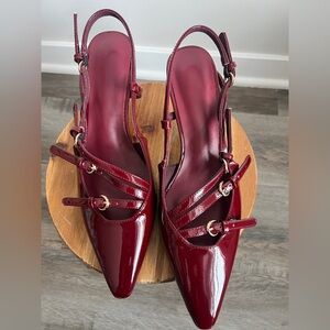 Women’s Buckle Slingback Stilettos